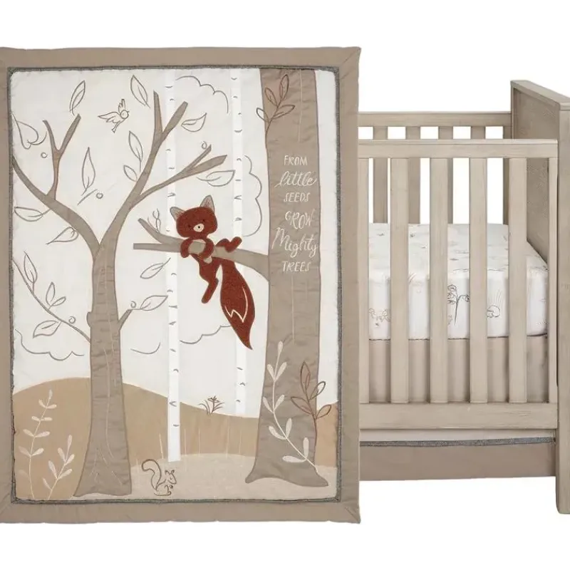 Lambs u0026 Ivy Bedding Sets*Lambs & Ivy - 3-Piece Bedding Set, Treetop Fox Woodland Tree