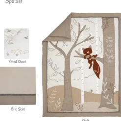 Lambs u0026 Ivy Bedding Sets*Lambs & Ivy - 3-Piece Bedding Set, Treetop Fox Woodland Tree