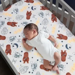 Lambs u0026 Ivy Star Wars*Lambs & Ivy - 3Pk Baby Bedding Set Stars Wars Millennium Falcon
