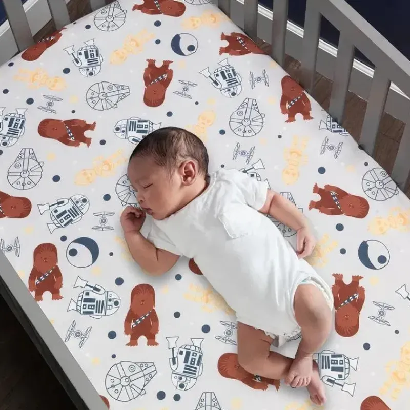 Lambs u0026 Ivy Star Wars*Lambs & Ivy - 3Pk Baby Bedding Set Stars Wars Millennium Falcon