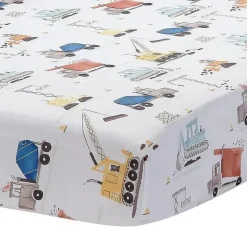 Lambs u0026 Ivy Bedding Sets*Lambs & Ivy - 3Pk Construction Zone Trucks Nursery Baby Crib Bedding Set
