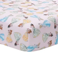 Lambs u0026 Ivy Disney Princess|Bedding Sets*Lambs & Ivy - 3Pk Disney Princesses Nursery Baby Crib Bedding Set