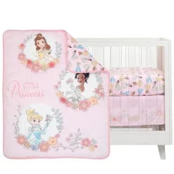 Lambs u0026 Ivy Disney Princess|Bedding Sets*Lambs & Ivy - 3Pk Disney Princesses Nursery Baby Crib Bedding Set