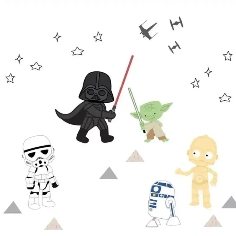 Lambs u0026 Ivy Star Wars|Wallpaper & Wall Art*Lambs & Ivy - Star Wars Classic Wall Decals
