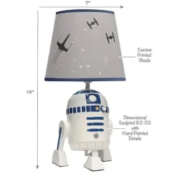 Lambs u0026 Ivy Star Wars|Lighting*Lambs & Ivy - Star Wars Classic Lamp With Shade & Bulb