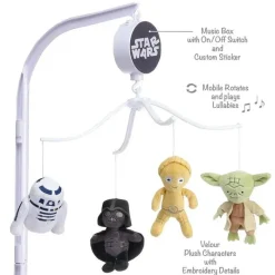 Lambs u0026 Ivy Star Wars|Crib Mobiles*Lambs & Ivy - Star Wars Classic Musical Mobile