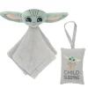 Lambs u0026 Ivy Star Wars|Lovies, Security Blankets & Blankies*Lambs & Ivy - The Child Baby Yoda Security Blanket & Door Pillow Set