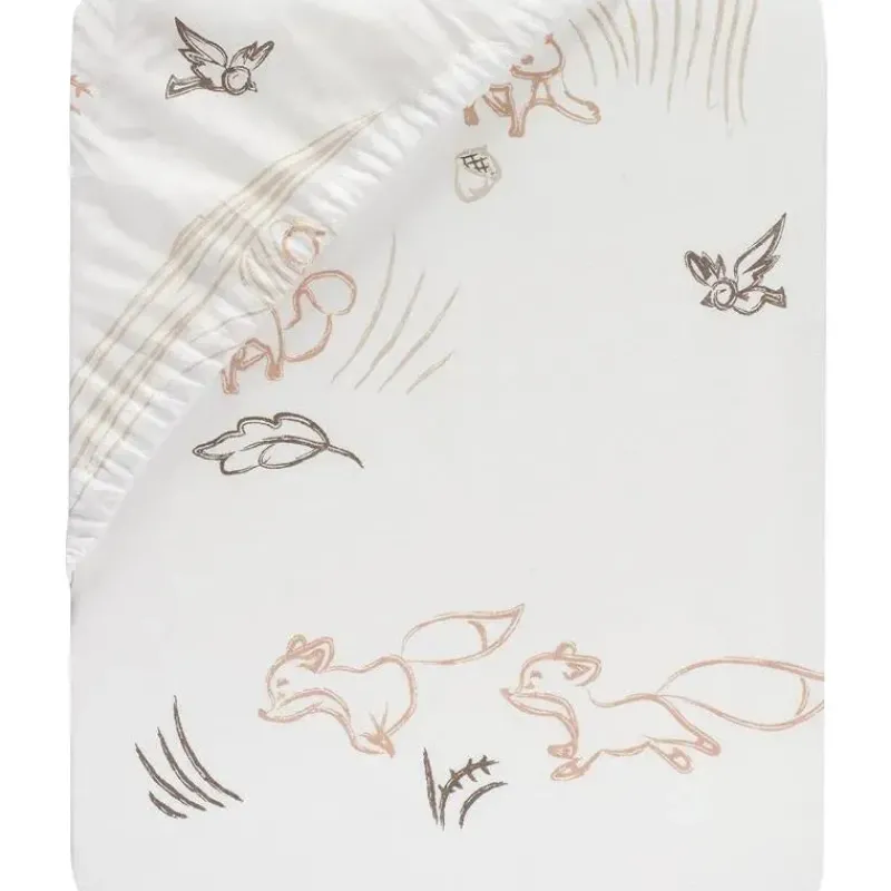 Lambs u0026 Ivy Crib & Bed Sheets*Lambs & Ivy - Treetop Fox Sheet