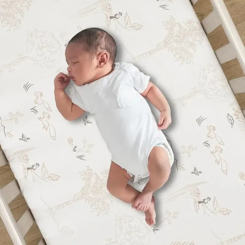 Lambs u0026 Ivy Crib & Bed Sheets*Lambs & Ivy - Treetop Fox Sheet
