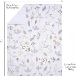 Lambs u0026 Ivy Blankets & Quilts*Lambs & Ivy - Treetop Fox Woodland Blanket