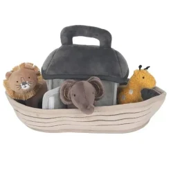 Lambs u0026 Ivy Plush & Stuffed Animals*Lambs & Ivy Baby Noah Interactive Plush Boat/Ark with Stuffed Animal Toys