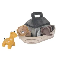 Lambs u0026 Ivy Plush & Stuffed Animals*Lambs & Ivy Baby Noah Interactive Plush Boat/Ark with Stuffed Animal Toys