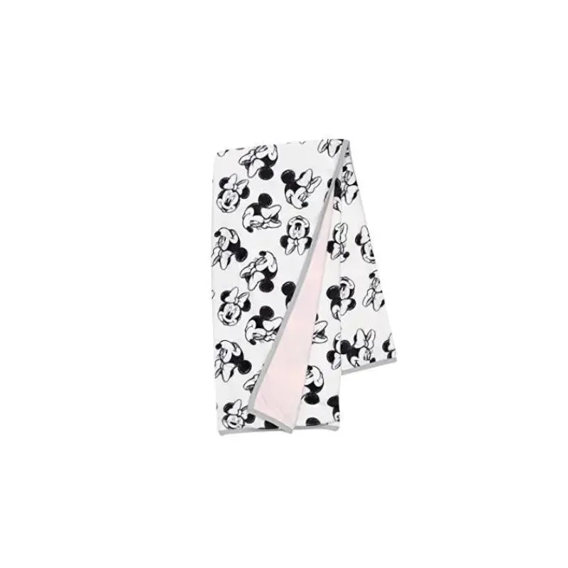 Lambs u0026 Ivy Blankets & Quilts*Lambs & Ivy Black & White Minnie Mouse Baby Blanket