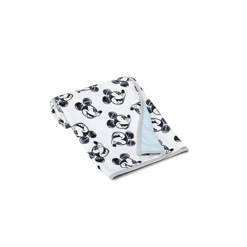 Lambs u0026 Ivy Mickey & Minnie|Blankets & Quilts*Lambs & Ivy Black & White Mickey Mouse Baby Blanket