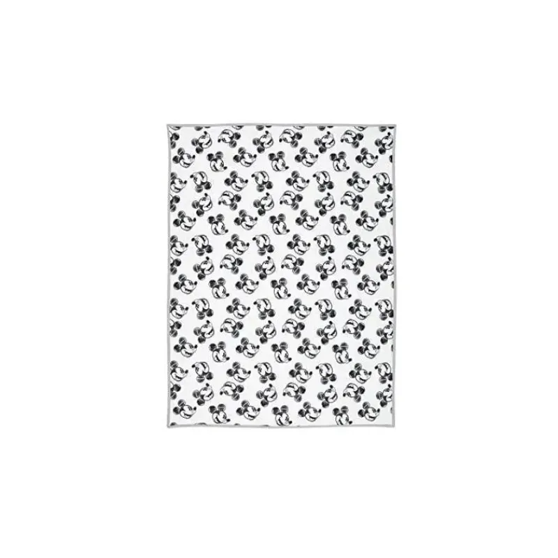 Lambs u0026 Ivy Mickey & Minnie|Blankets & Quilts*Lambs & Ivy Black & White Mickey Mouse Baby Blanket