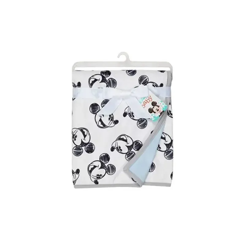 Lambs u0026 Ivy Mickey & Minnie|Blankets & Quilts*Lambs & Ivy Black & White Mickey Mouse Baby Blanket