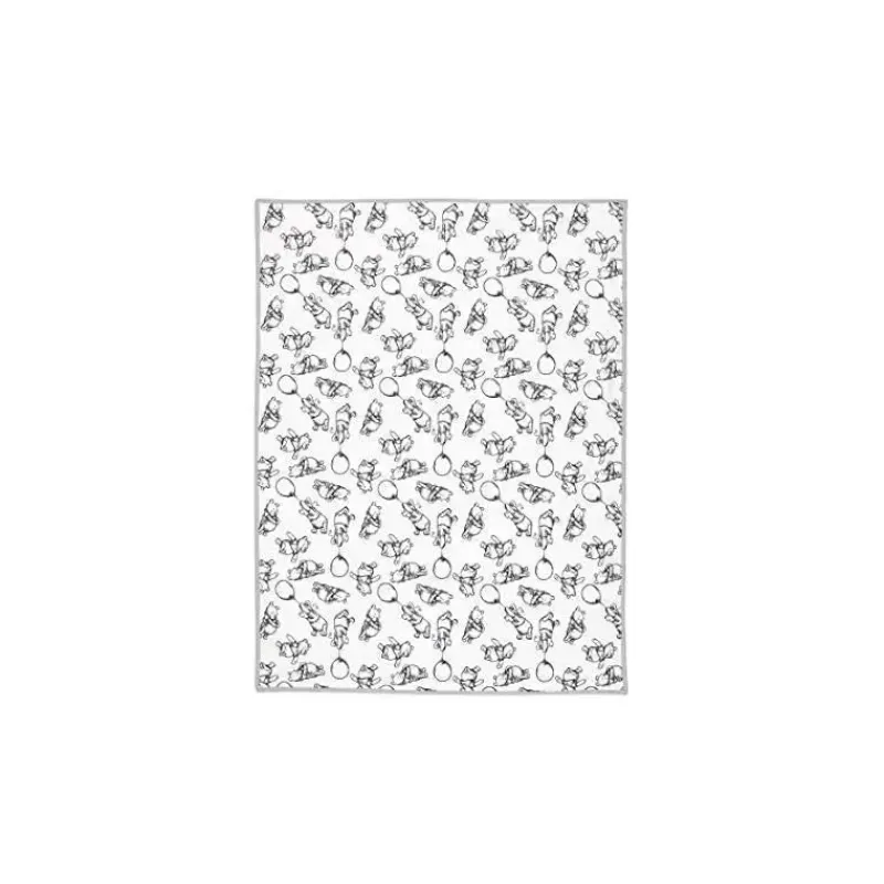 Lambs u0026 Ivy Blankets & Quilts*Lambs & Ivy Black & White Winnie The Pooh Baby Blanket