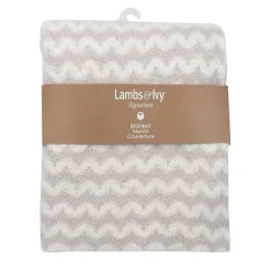 Lambs u0026 Ivy Blankets & Quilts*Lambs & Ivy Chevron Chenille Soft Baby Blanket