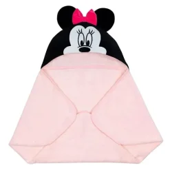 Lambs u0026 Ivy Mickey & Minnie|Baby Bath Towels*Lambs & Ivy Hooded Baby Bath Towel, Minnie Mouse