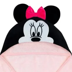 Lambs u0026 Ivy Mickey & Minnie|Baby Bath Towels*Lambs & Ivy Hooded Baby Bath Towel, Minnie Mouse