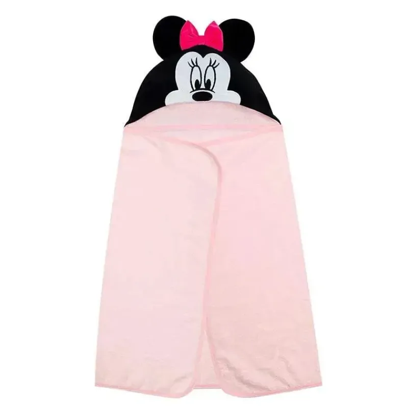 Lambs u0026 Ivy Mickey & Minnie|Baby Bath Towels*Lambs & Ivy Hooded Baby Bath Towel, Minnie Mouse