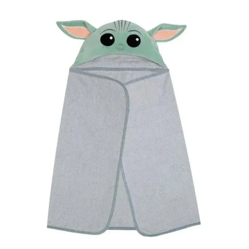 Lambs u0026 Ivy Star Wars|Baby Bath Towels*Lambs & Ivy Hooded Baby Bath Towel, The Child Yoda