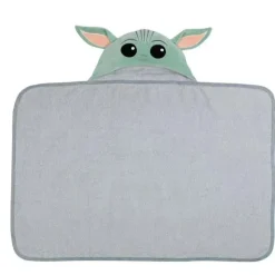 Lambs u0026 Ivy Star Wars|Baby Bath Towels*Lambs & Ivy Hooded Baby Bath Towel, The Child Yoda