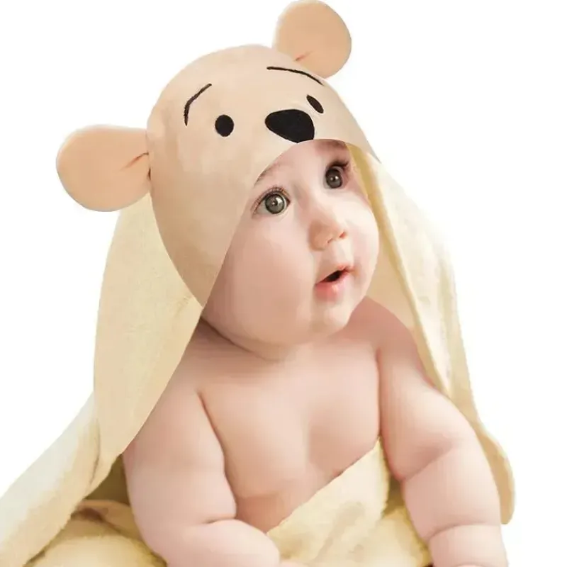 Lambs u0026 Ivy Baby Bath Towels*Lambs & Ivy Hooded Baby Bath Towel, Winnie The Pooh