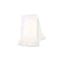Lambs u0026 Ivy Blankets & Quilts*Lambs & Ivy Lux Minky Ruffled Baby Blanket, White