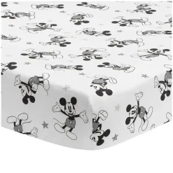 Lambs u0026 Ivy Mickey & Minnie|Crib & Bed Sheets*Lambs & Ivy Magical Mickey Mouse Crib Fitted Sheet