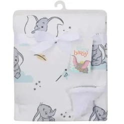 Lambs u0026 Ivy Blankets & Quilts*Lambs & Ivy Minky Sherpa Baby Blanket, Dumbo
