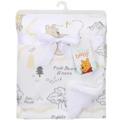Lambs u0026 Ivy Blankets & Quilts*Lambs & Ivy Minky Sherpa Baby Blanket, Winnie and the Pooh