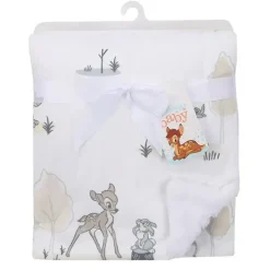 Lambs u0026 Ivy Blankets & Quilts*Lambs & Ivy Minky Sherpa Baby Blanket, Bambi