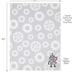 Lambs u0026 Ivy Blankets & Quilts*Lambs & Ivy Robbie Robot Blanket