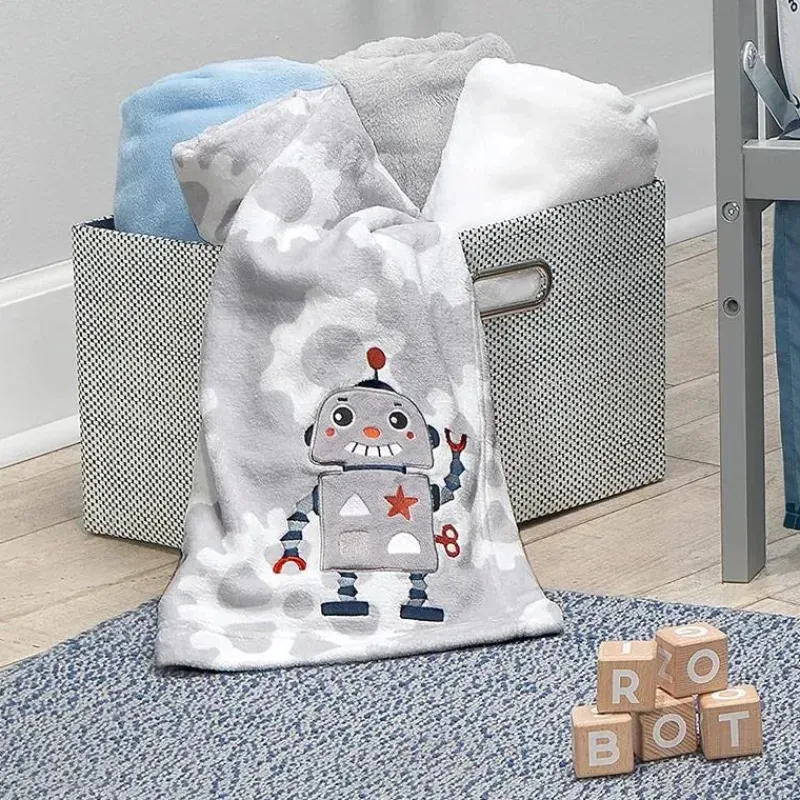 Lambs u0026 Ivy Blankets & Quilts*Lambs & Ivy Robbie Robot Blanket