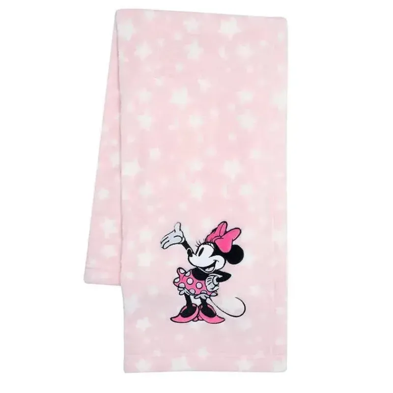 Lambs u0026 Ivy Mickey & Minnie|Blankets & Quilts*Lambs & Ivy Soft Fleece Baby Blanket, Minnie Mouse