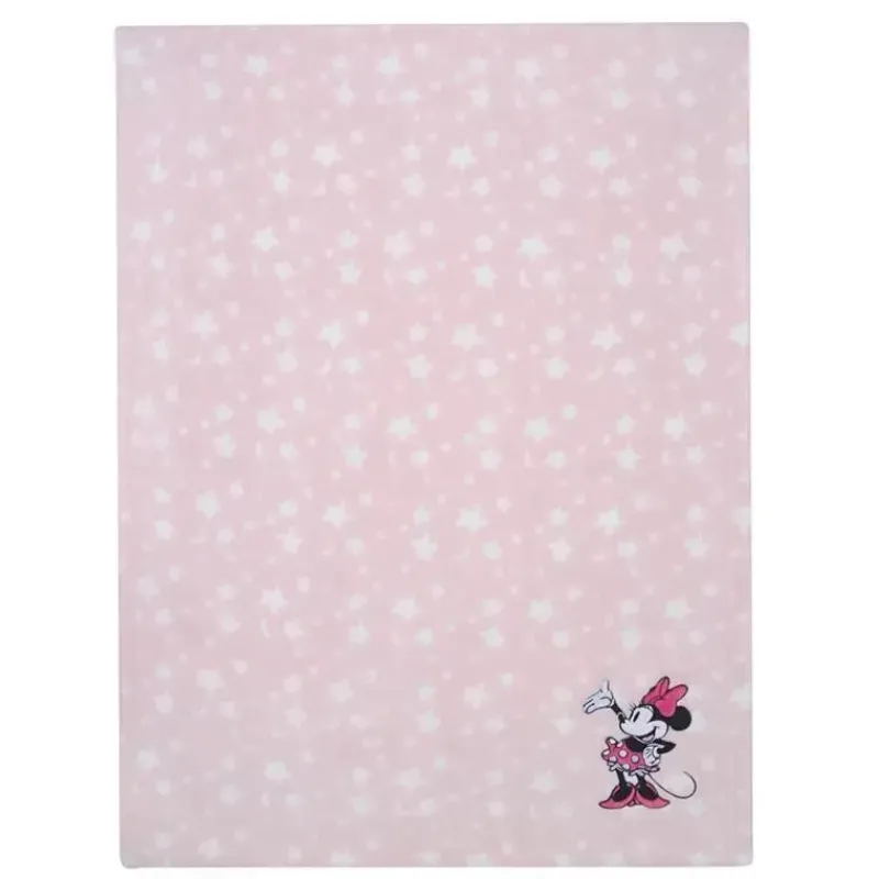 Lambs u0026 Ivy Mickey & Minnie|Blankets & Quilts*Lambs & Ivy Soft Fleece Baby Blanket, Minnie Mouse