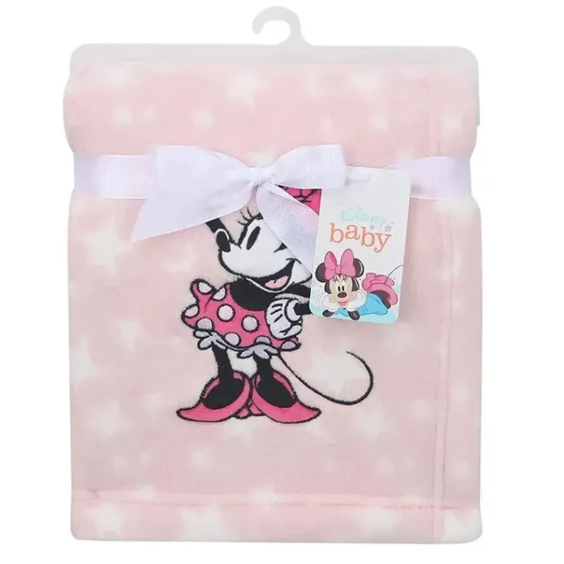 Lambs u0026 Ivy Mickey & Minnie|Blankets & Quilts*Lambs & Ivy Soft Fleece Baby Blanket, Minnie Mouse