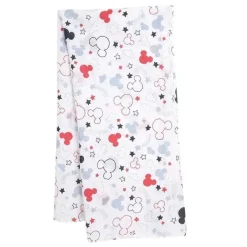 Lambs u0026 Ivy Mickey & Minnie|Swaddles & Wearable Blankets*Lambs & Ivy Swaddle Blanket & Plush Toy Gift Set, Mickey Mouse