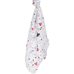 Lambs u0026 Ivy Mickey & Minnie|Swaddles & Wearable Blankets*Lambs & Ivy Swaddle Blanket & Plush Toy Gift Set, Mickey Mouse