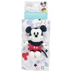 Lambs u0026 Ivy Mickey & Minnie|Swaddles & Wearable Blankets*Lambs & Ivy Swaddle Blanket & Plush Toy Gift Set, Mickey Mouse