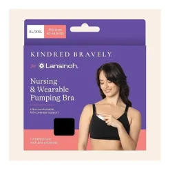 Lansinoh Nursing Bras*- Kindred Women's Braverly Pumping Bra, Black