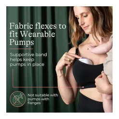 Lansinoh Nursing Bras*- Kindred Women's Braverly Pumping Bra Busty, Black