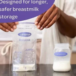 Lansinoh Breast Pump Accessories*- 4Pk Breastmilk Storage Bottles