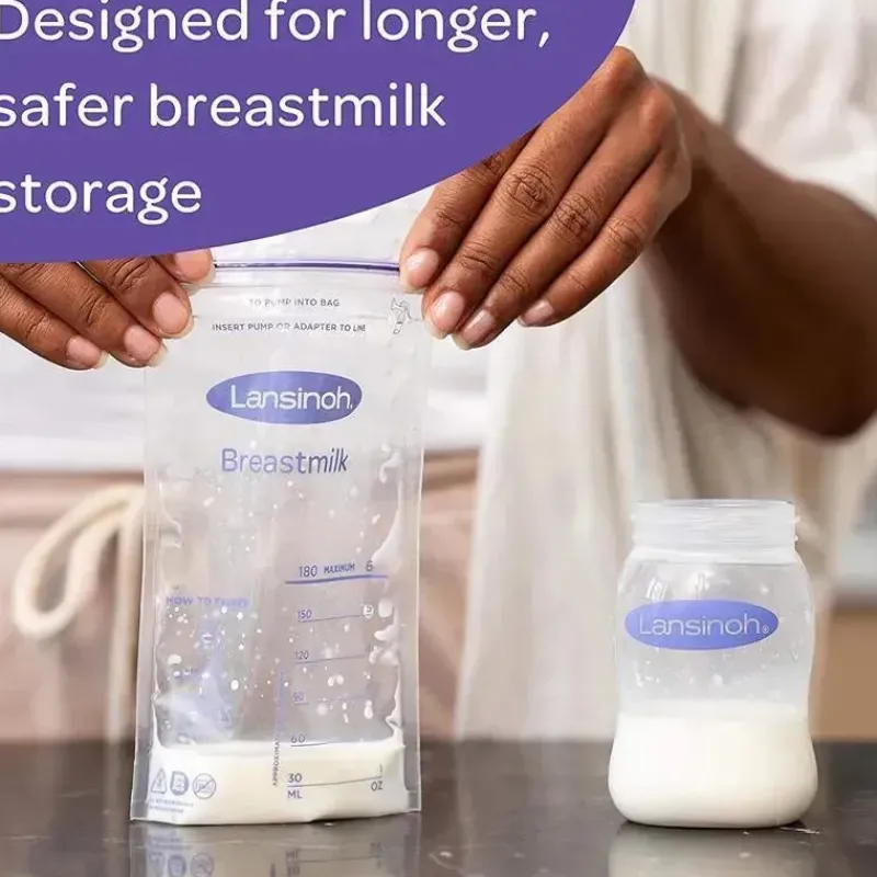 Lansinoh Breast Pump Accessories*- 4Pk Breastmilk Storage Bottles