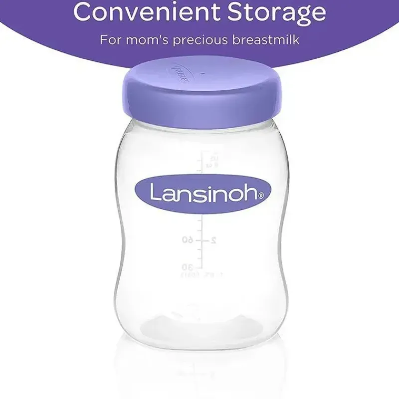 Lansinoh Breast Pump Accessories*- 4Pk Breastmilk Storage Bottles