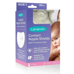 Lansinoh Maternity Health & Wellness*- 2Pk Contact Nipple Shield 20mm