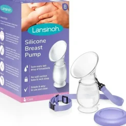 Lansinoh Cool Baby Products|Breast Pumps*- Silicone Manual Breast Pump for Breastfeeding Moms
