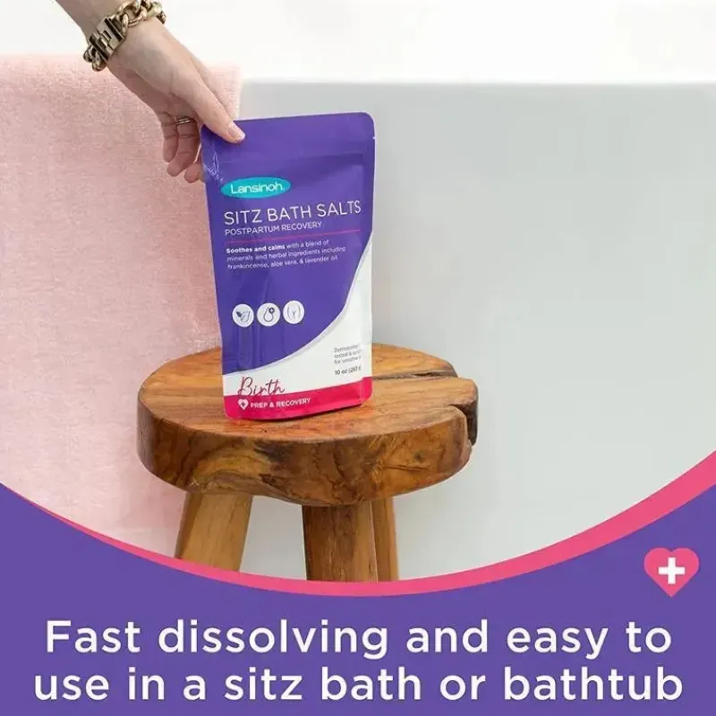 Lansinoh Postpartum*- Sitz Bath Salts Postpartum Essentials 10Oz