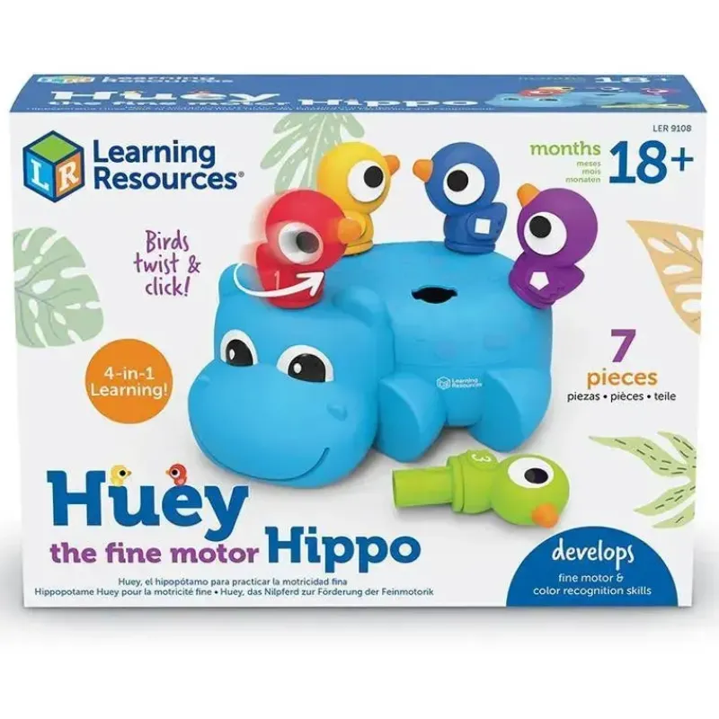 Learning Resources Toys For 2 Year Old*- Huey The Fine Motor Hippo